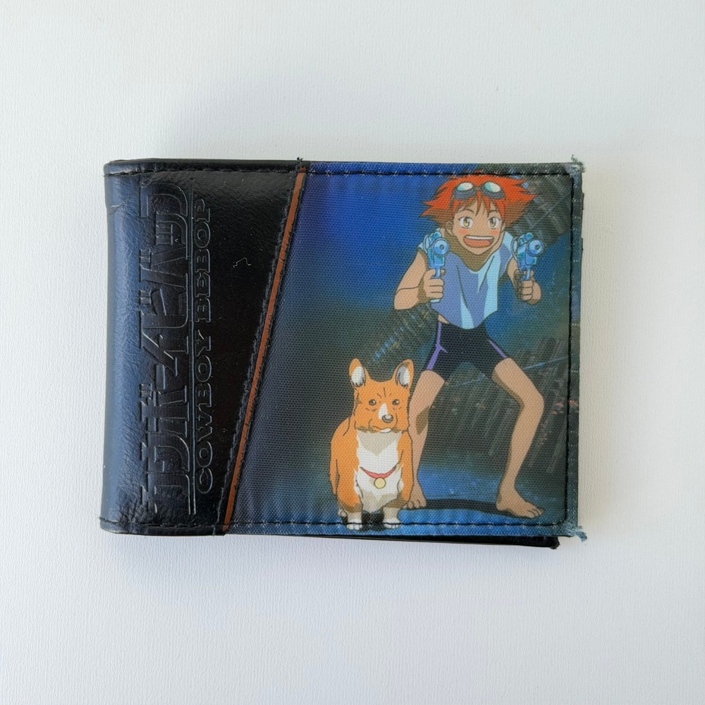 Bi-Fold Wallet Cowboy Bebop Edward/Ein Anime Graphic by Bioworld